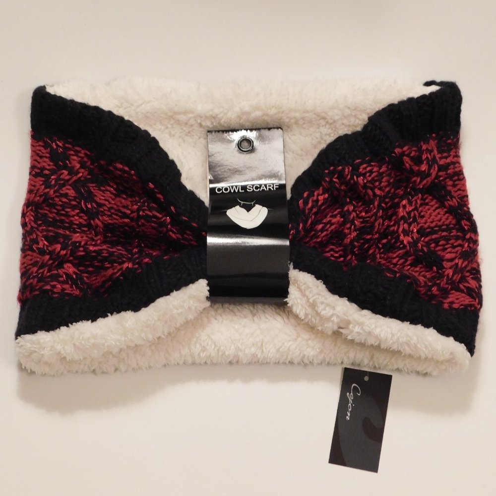 NWT Cejon Fluffy Winter Cowl Scarf W105